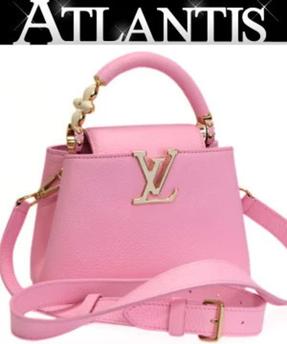 Louis Vuitton Capucines bag Taurillon leather Marshmallow Pink